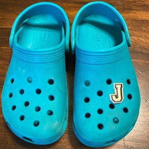 Boys CROCS teal size 13